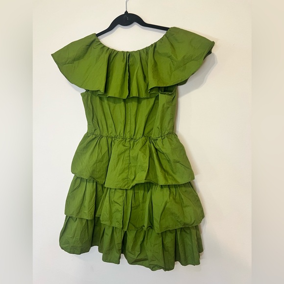 A New Day Green Ruffle Dress - Picture 4 of 6